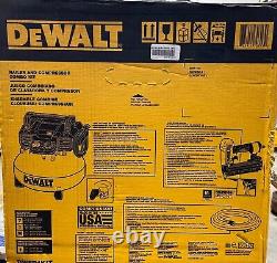 Trousse combo DeWALT DWFP1KIT 165 PSI 18 jauge 2-1/8 cloueur pneumatique avec compresseur