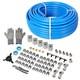 Tuyauterie De Compresseur D'air 3/4 X 200ft, Tuyaux Pex-al-pex De Haute Qualité, Kit De Tuyau D'air