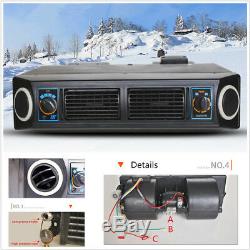 Universal Ac Underdash 12v Évaporateur Heat & Cool Climatiseur Kit Compresseur