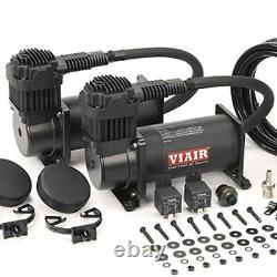 Viair Dual 380c 12-volt 200-psi Stealth Black Value Pack Kit Compresseur D'air